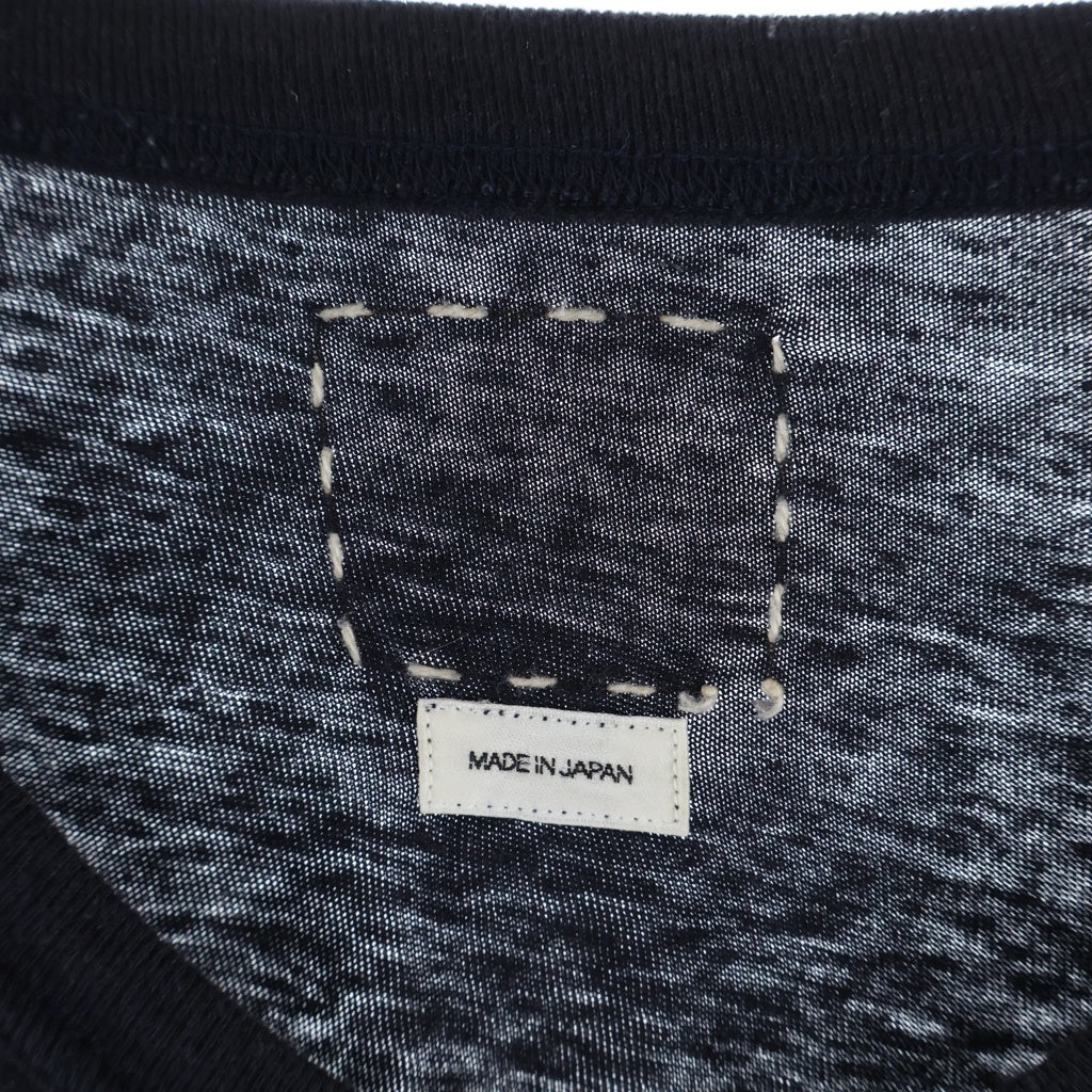 VISVIM(ヴィスヴィム) 25AW JUMBO TEE S/S REPUBLIC ジャンボ リパブリック フロントプリントTシャツ 半袖クルーネックカットソー ブラック 0125205010024