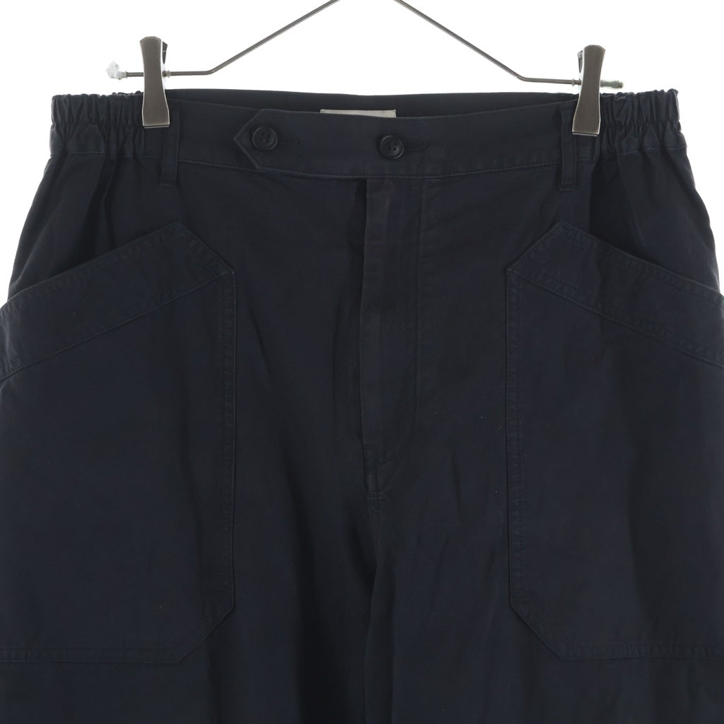 VISVIM(ヴィスヴィム) 25AW CAROLL PANT 変形ポケット キャロルパンツ コットンイージーパンツ ブラック 0125205008008