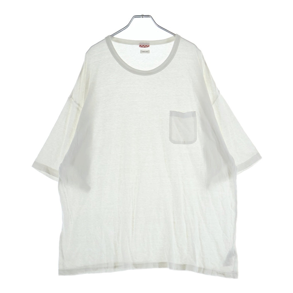 VISVIM(ヴィスヴィム) 25AW SUBLIG EX JUMBO 3-PACK S/S サブリグ エクストラジャンボ ポケットTシャツ 半袖クルーネックカットソー ホワイト 0125205009003