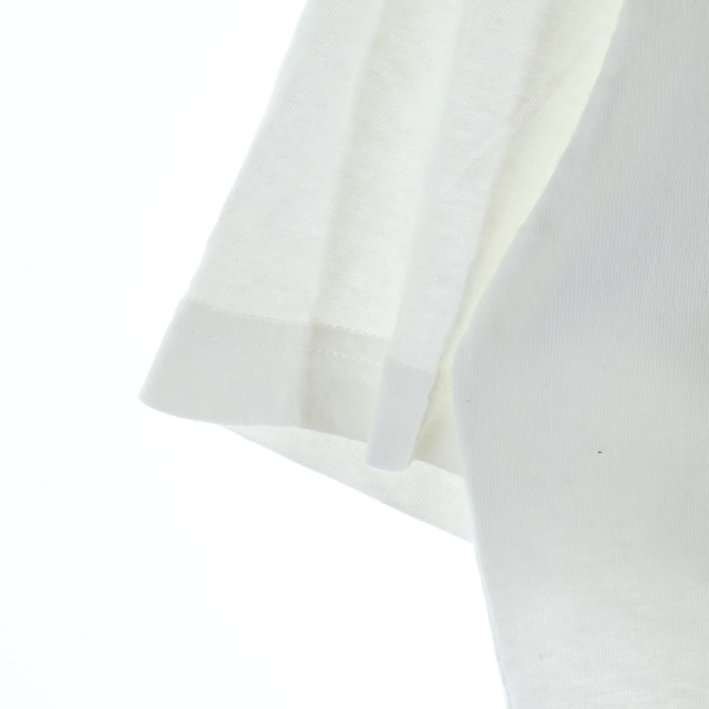 VISVIM(ヴィスヴィム) 25SS MOTORS CLUB JUMBO TEE S/S モータークラブ ジャンボ フロントプリントTシャツ 半袖クルーネックカットソー ホワイト 0125405010002