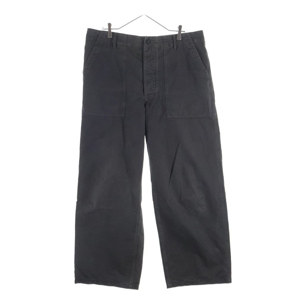 VISVIM ヴィスヴィム 25AW BENNING PANTS ガーメントダイ ヘリンボーン ミリタリーパンツ ブラック 0125205008009 VISVIM(ヴィスヴィム) 25AW BENNING PANTS ガーメントダイ