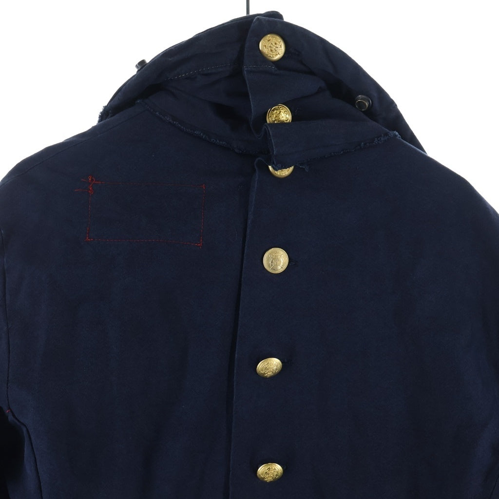 GREG LAUREN(グレッグローレン) THE NAVI TENT SPINE JKT USARMYテント スピン バック金ボタン ジャケット ネイビー