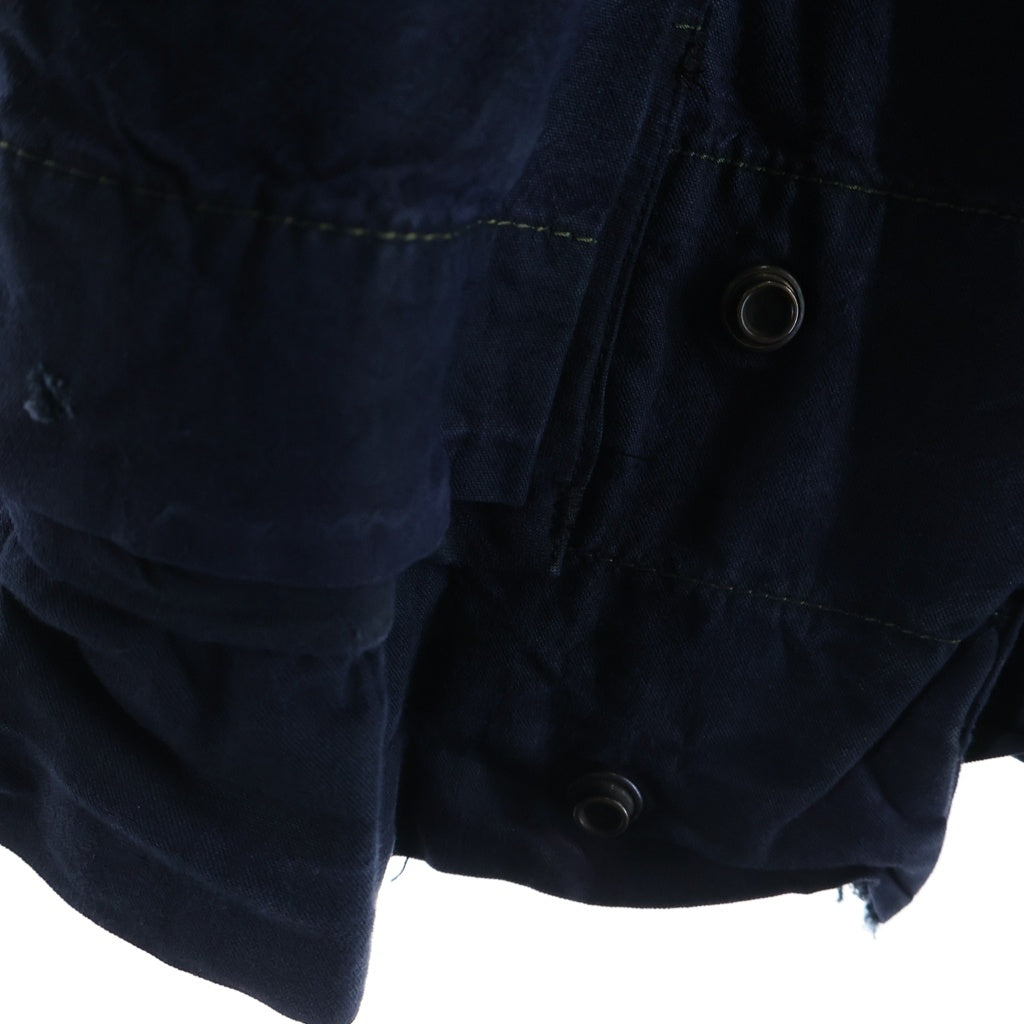GREG LAUREN(グレッグローレン) THE NAVI TENT SPINE JKT USARMYテント スピン バック金ボタン ジャケット ネイビー