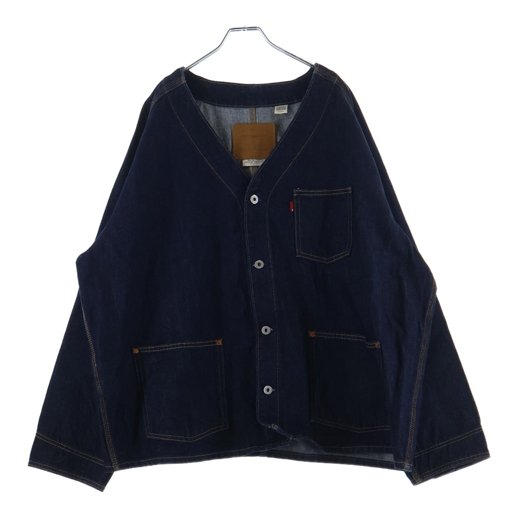 Levi's premium(リーバイスプレミアム) UNION ENGINEER CARDIGAN ユニオン エンジニア カーディガン ノーカラー デニムジャケット インディゴ A7139-0003