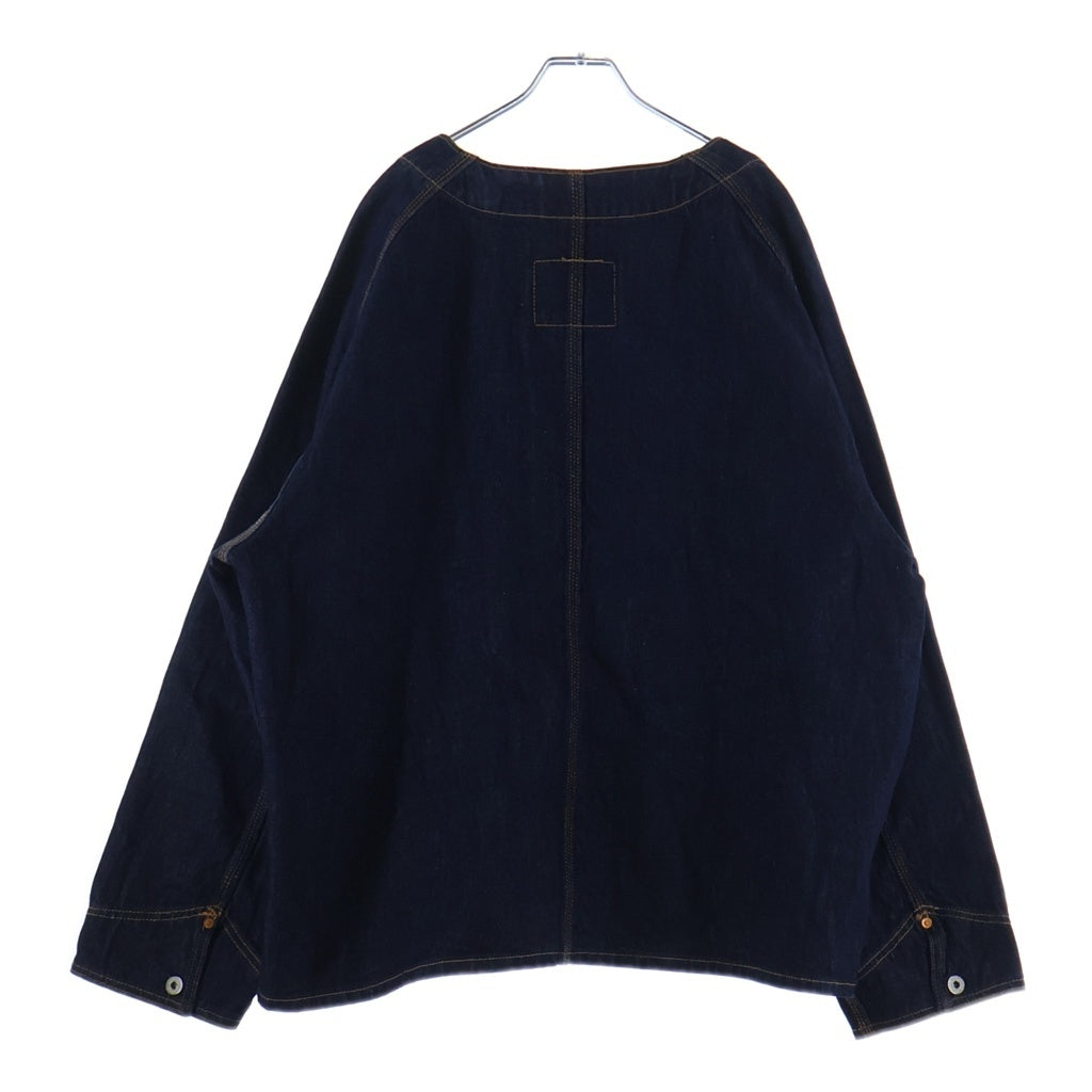 Levi's premium(リーバイスプレミアム) UNION ENGINEER CARDIGAN ユニオン エンジニア カーディガン ノーカラー デニムジャケット インディゴ A7139-0003