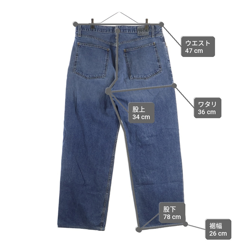 Levi's(リーバイス) 00S SILVER TAB BAGGY STRAIGHT シルバータブ メキシコ製 バギーストレート ジップフライ デニムパンツ インディゴ