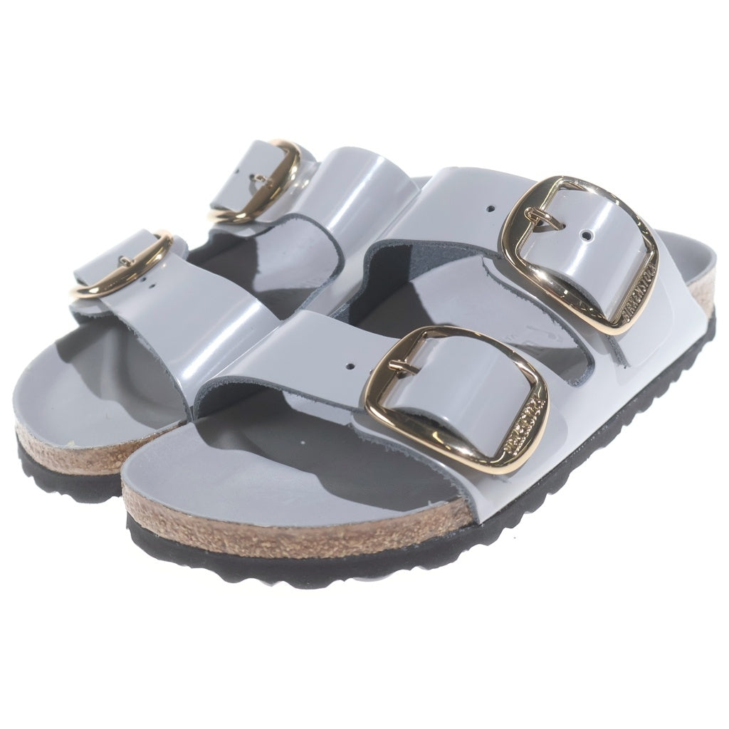 BIRKENSTOCK(ビルケンシュトック) ARIZONA BIG BUCKLE HEX アリゾナビックバックル 金具ゴールド レディース サンダル グレー 1029391