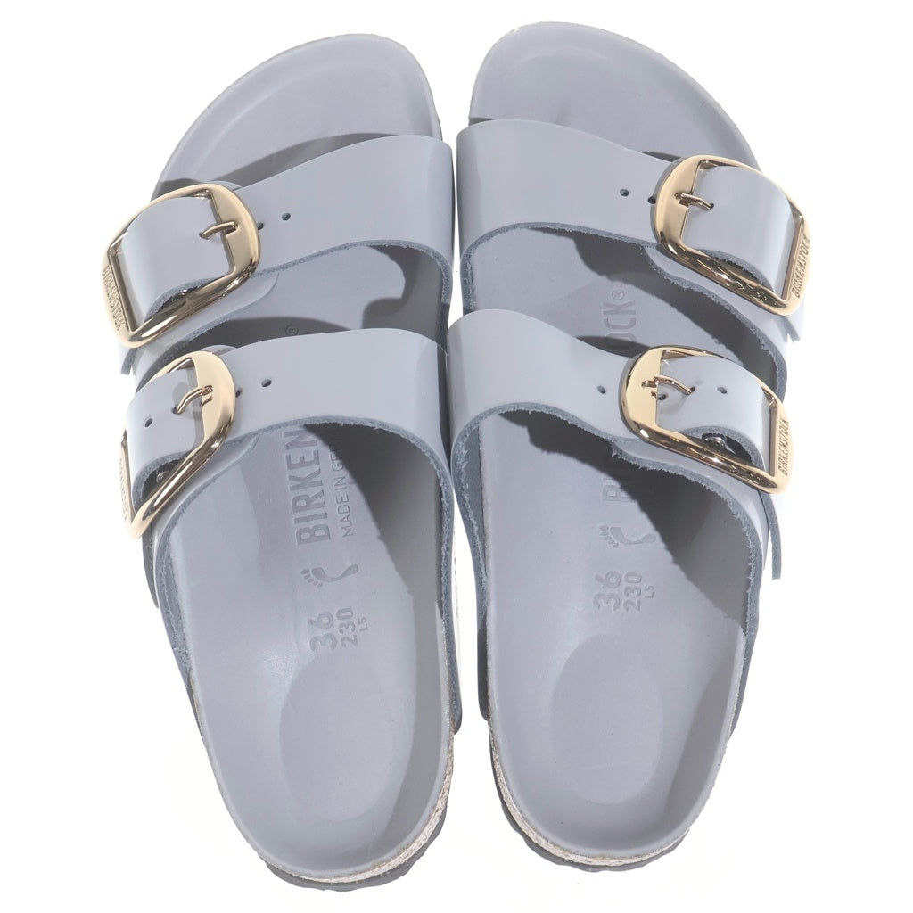 BIRKENSTOCK(ビルケンシュトック) ARIZONA BIG BUCKLE HEX アリゾナビックバックル 金具ゴールド レディース サンダル グレー 1029391