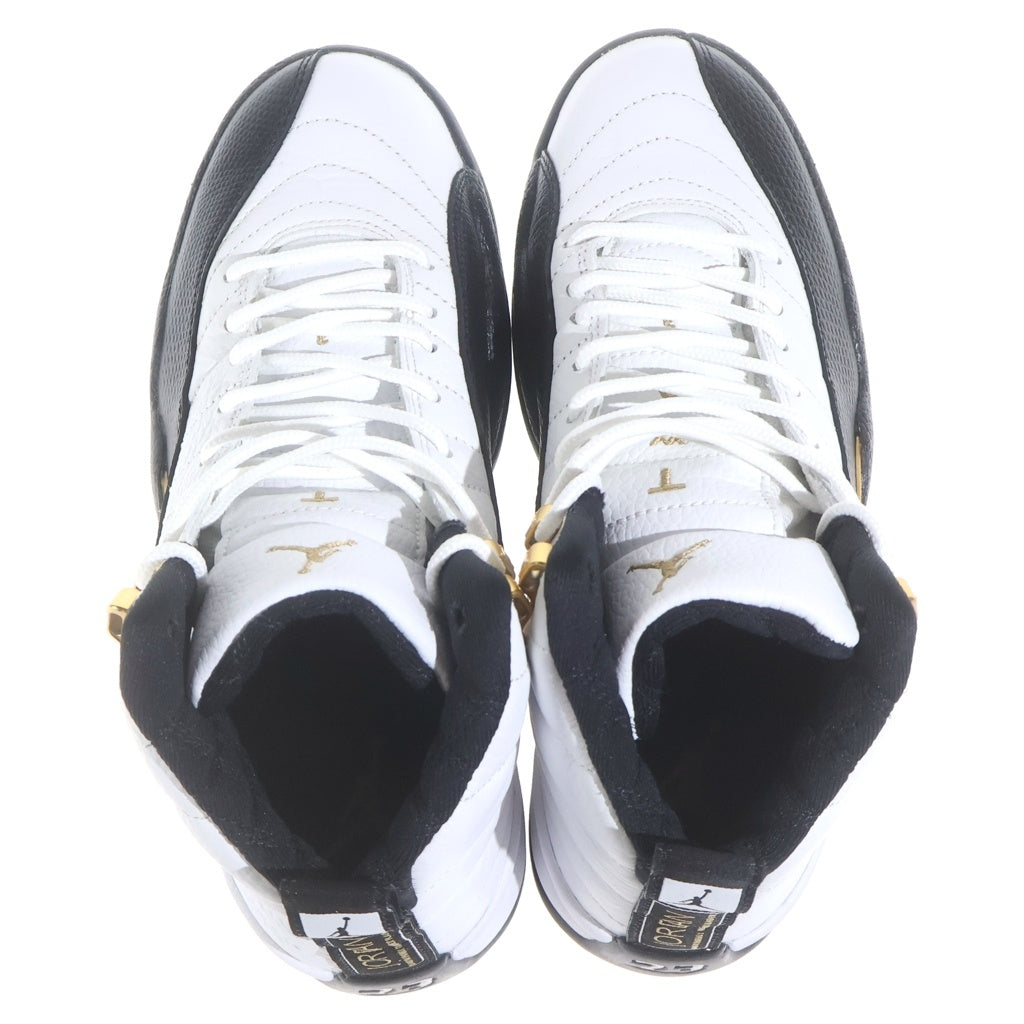 NIKE(ナイキ) AIR JORDAN 12 ROYALTY エアジョーダン12 ロイヤリティ ハイカットスニーカー US7/25cm ホワイト/ブラック CT8013-170 レディース