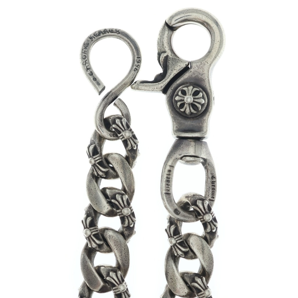 CHROME HEARTS(クロムハーツ) FANCY SHORT-S/1クリップショートファンシー ウォレットチェーン シルバー BCA076