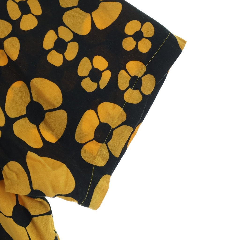 MARNI(マルニ) ×CARHARTT S/S MASTER SHIRT カーハート マスター レーヨン 総柄 半袖シャツ イエロー I031296