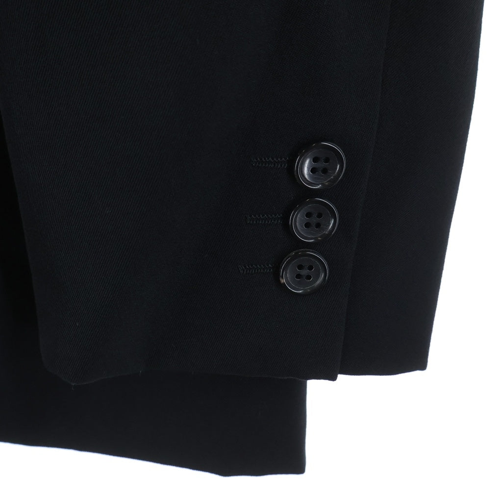 COMME des GARCONS HOMME(コムデギャルソンオム) 17AW AD2017 ウール 変形 シングルテーラードジャケット ブラック PT-J064