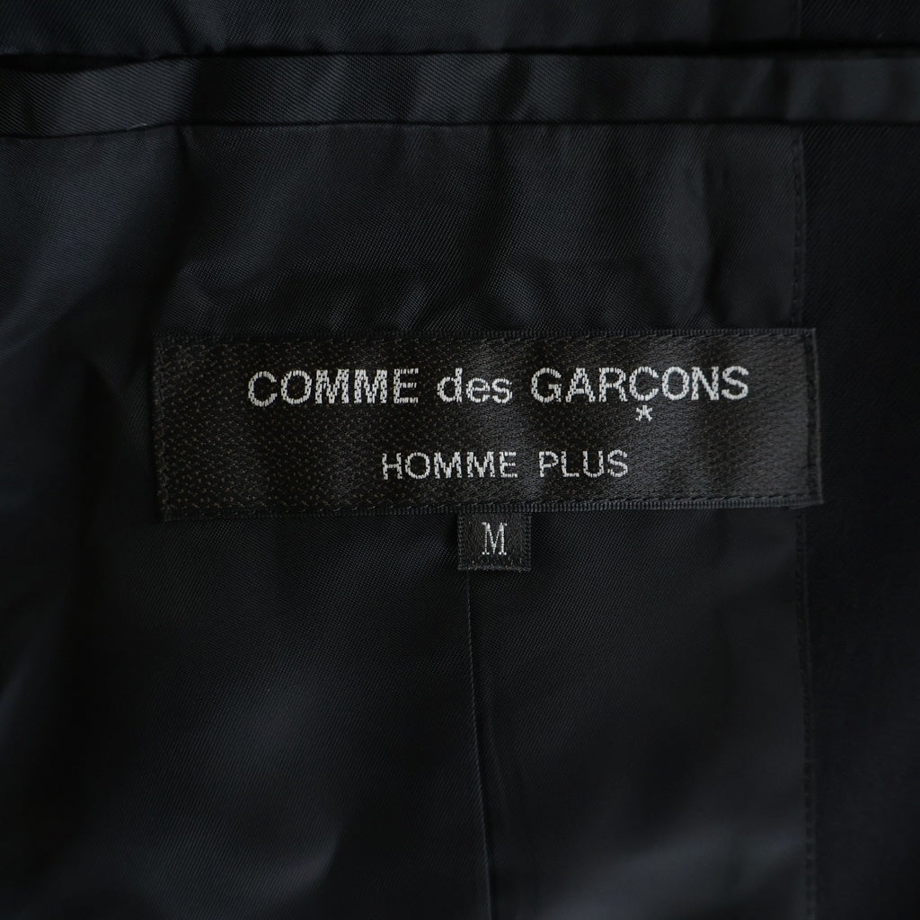 COMME des GARCONS HOMME(コムデギャルソンオム) 17AW AD2017 ウール 変形 シングルテーラードジャケット ブラック PT-J064