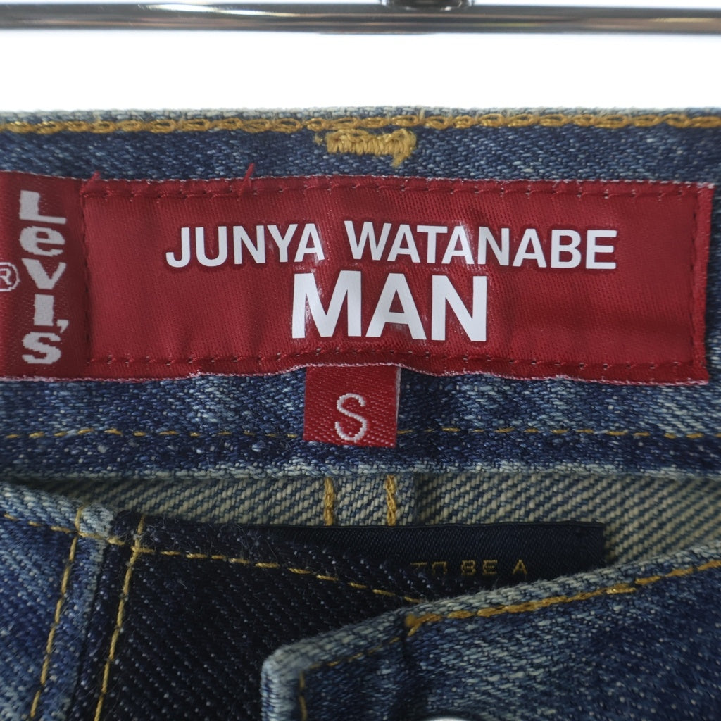 JUNYA WATANABE COMME des GARCONS(ジュンヤワタナベ コムデギャルソン) 22AW AD2022 ×LEVI'S ×PENDLETON リーバイス ペンドルトン パッチワーク ジップフライデニムパンツ インディゴ WJ-P203