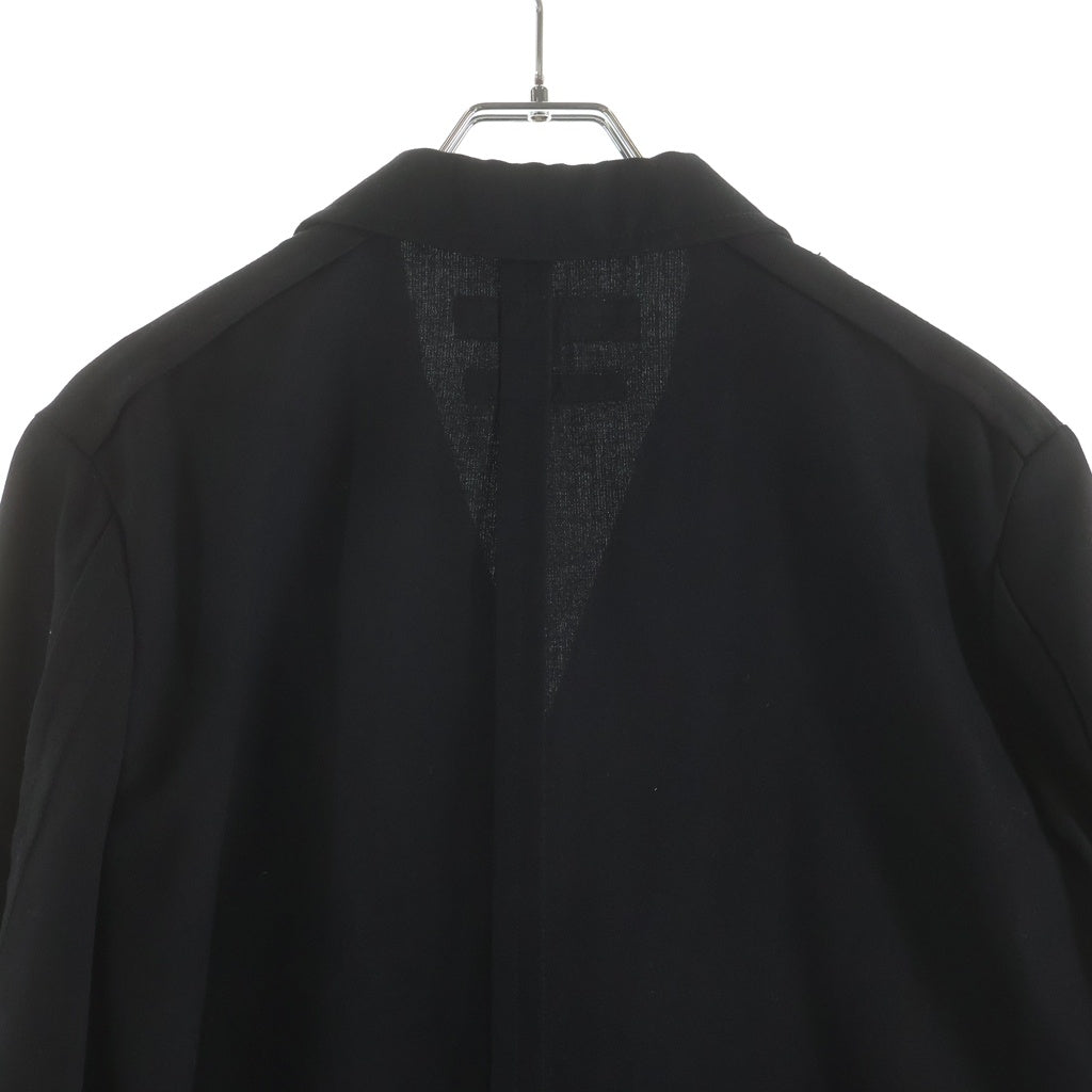 COMME des GARCONS SHIRT(コムデギャルソンシャツ) 04SS ポリレーヨン セットアップ シングルテーラードジャケット テーパードスラックスパンツ ブラック S12091/S12093
