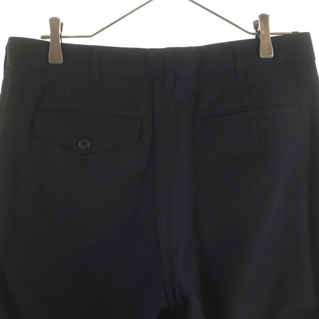 COMME des GARCONS SHIRT(コムデギャルソンシャツ) 04SS ポリレーヨン セットアップ シングルテーラードジャケット テーパードスラックスパンツ ブラック S12091/S12093