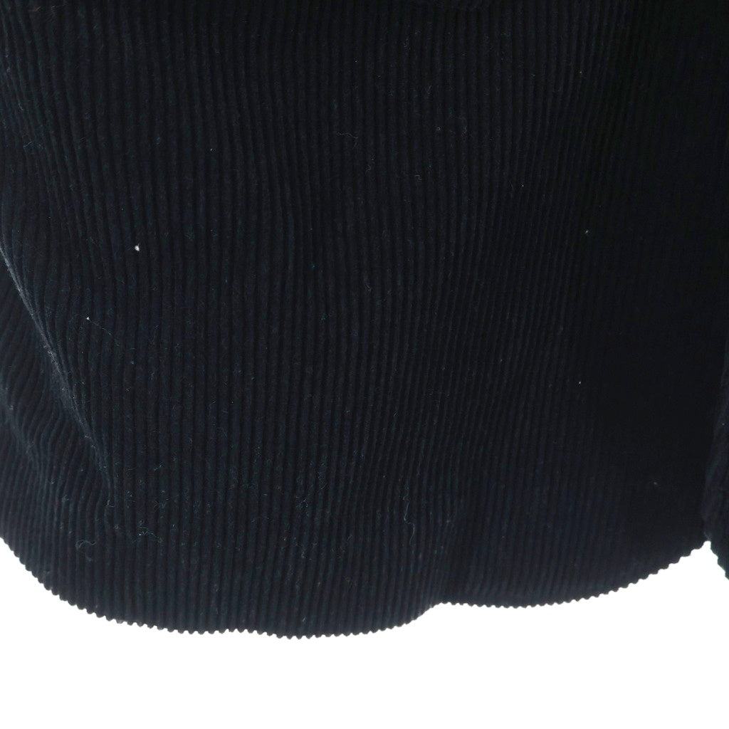 REGULATION Yohji Yamamoto MEN(レギュレーションヨウジヤマモトメン) REGULATION GABARDINE DOCTOR'S JACKET ウールギャバジン コーデュロイ ドクタージャケット ブラック HK-J03-040