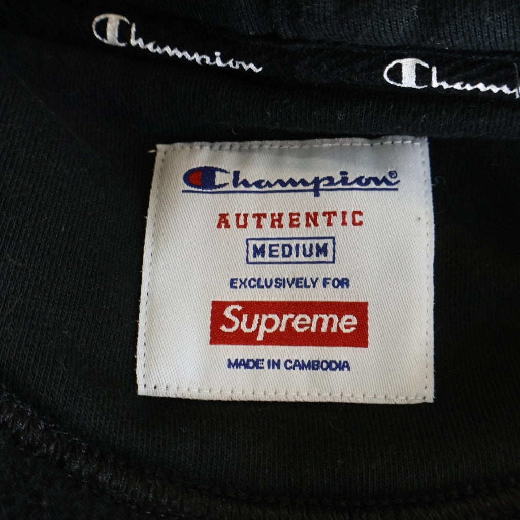 SUPREME(シュプリーム) 17AW ×CHAMPION Arc Logo Zip Up Sweat チャンピオン アーチロゴ ジップアップスウェットパーカー フーディー ブラック