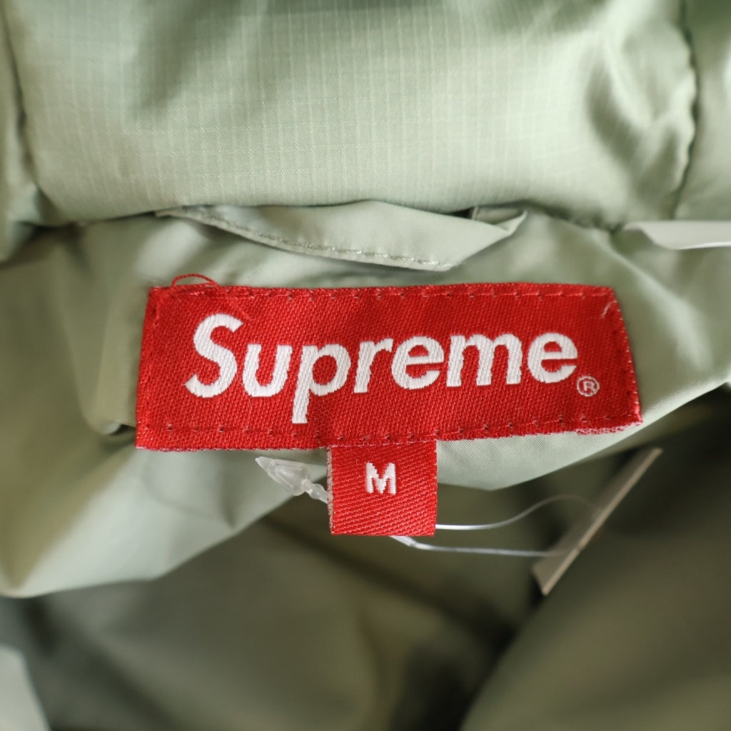 SUPREME(シュプリーム) 21AW Warp Hooded Puffy Jacket ワープ パフィー フーデッド中綿ジャケット カーキ