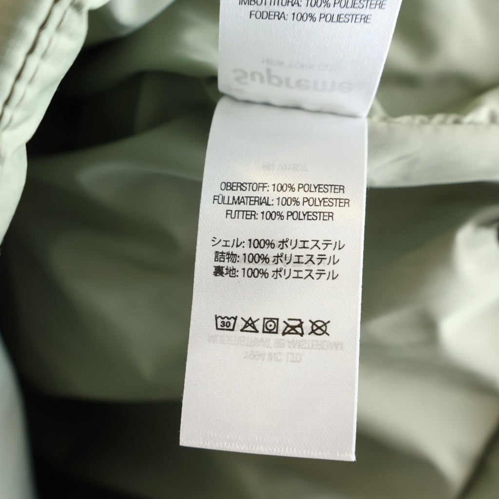 SUPREME(シュプリーム) 21AW Warp Hooded Puffy Jacket ワープ パフィー フーデッド中綿ジャケット カーキ