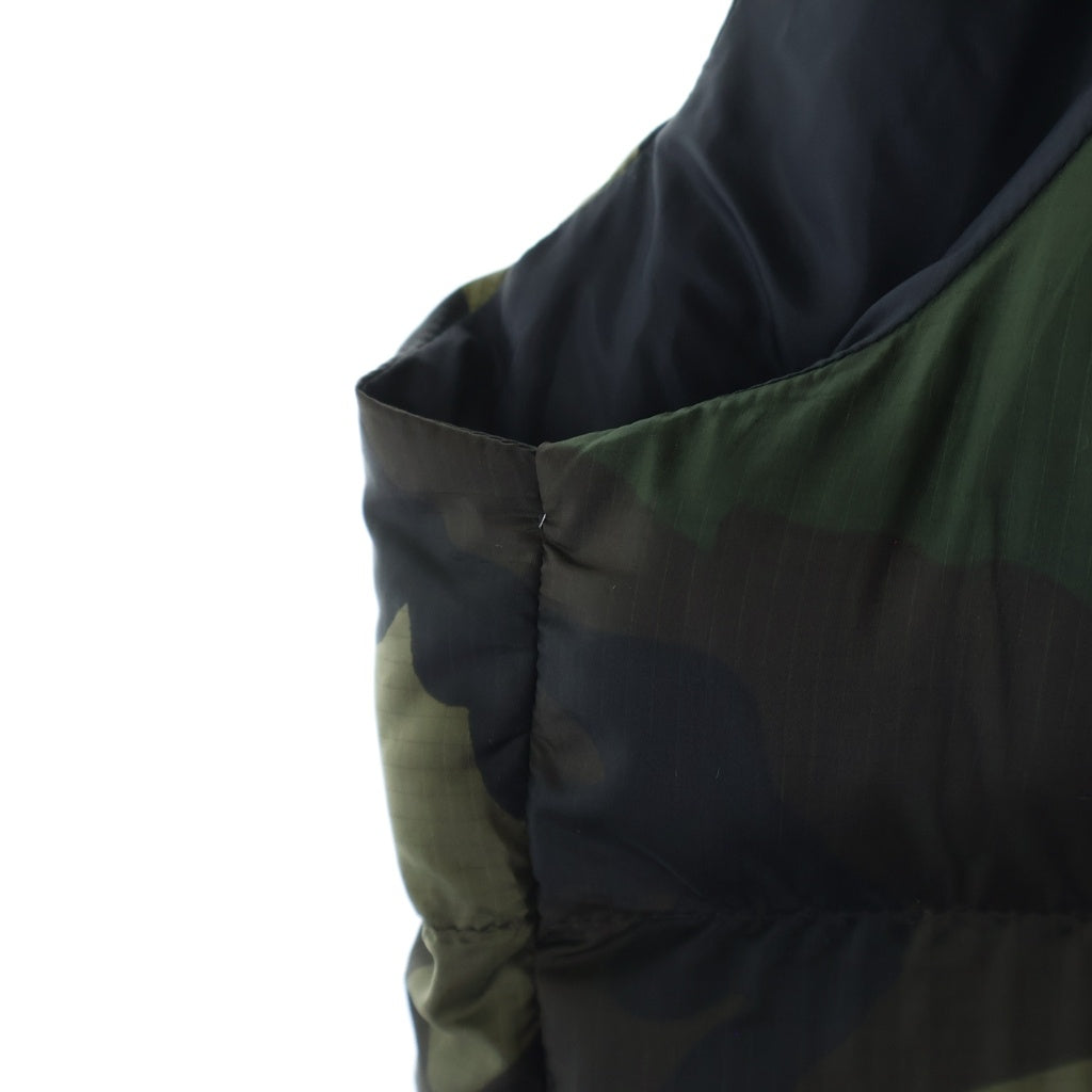 THE NORTH FACE(ザノースフェイス) NV NUPTSE VEST ヌプシ カモフラ ダウンベスト カーキ/ブラック ND91409