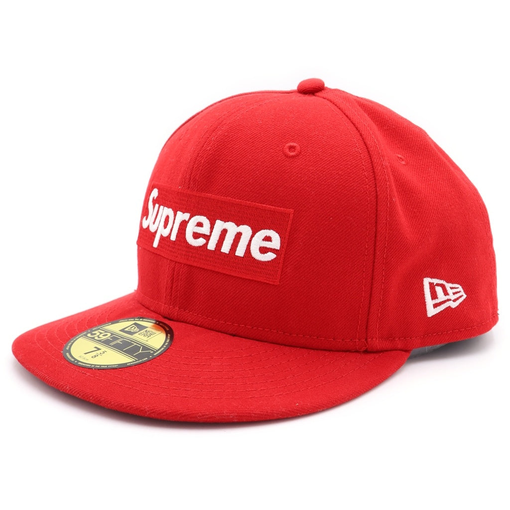 SUPREME(シュプリーム) 13AW ×NEW ERA Gore-tex Box Logo Cap ニューエラ ゴアテックス ボックスロゴ 6パネル ベースボールキャップ 帽子 レッド