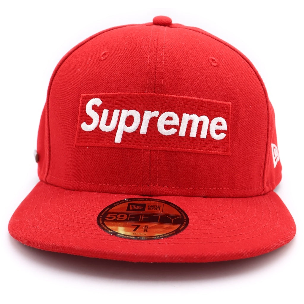 SUPREME(シュプリーム) 13AW ×NEW ERA Gore-tex Box Logo Cap ニューエラ ゴアテックス ボックスロゴ 6パネル ベースボールキャップ 帽子 レッド