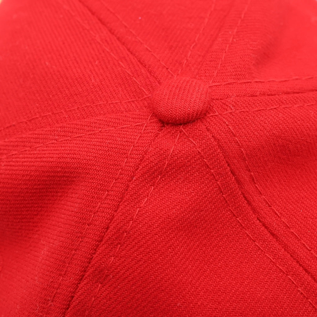 SUPREME(シュプリーム) 13AW ×NEW ERA Gore-tex Box Logo Cap ニューエラ ゴアテックス ボックスロゴ 6パネル ベースボールキャップ 帽子 レッド