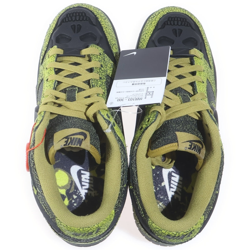 NIKE(ナイキ) DUNK LOW HALLOWEEN ダンク ハロウィン ローカットスニーカー イエロー/ブラック US8.5/26.5cm HV6103-300
