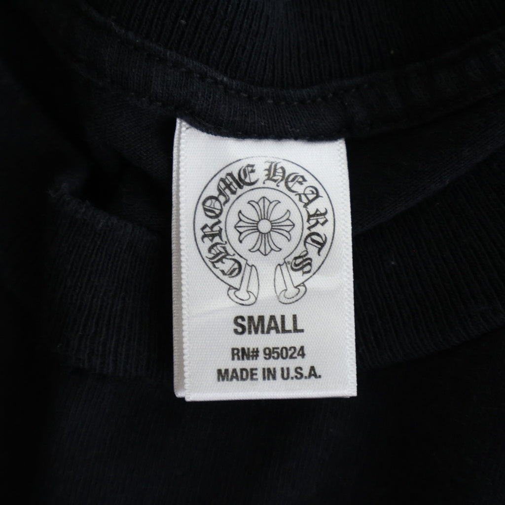 CHROME HEARTS(クロムハーツ) CH T-SHIRT TIRE TRACK トリプルクロス バックタイヤトラックライン クルーネック 半袖Tシャツ カットソー ブラック