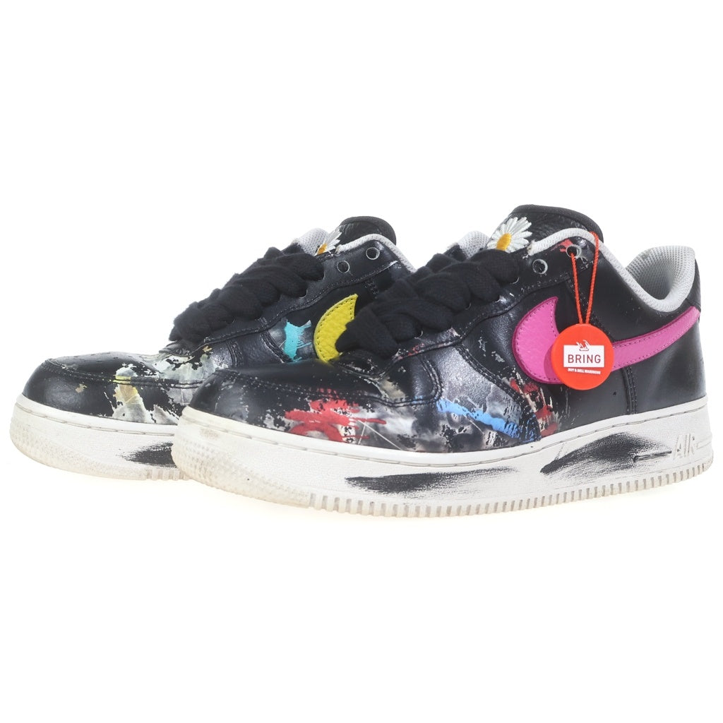 NIKE(ナイキ) ×PEACEMINUSONE AIR FORCE 1 07 ピースマイナスワン パノライズ エアフォース1 ローカットスニーカー US9/27cm ブラック AQ3692‐004