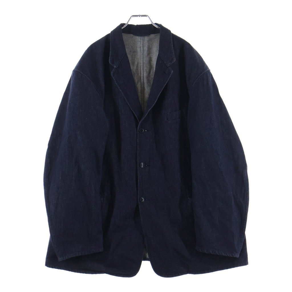 COMOLI(コモリ) 25SS NAVY DENIM JACKET 3B デニム テーラード ジャケット インディゴ B01-01023