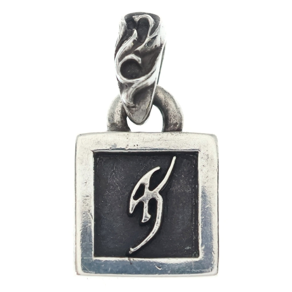 CHROME HEARTS(クロムハーツ) ×氷室京介 FRAMED フレームド イニシャルペンダントトップ シルバー