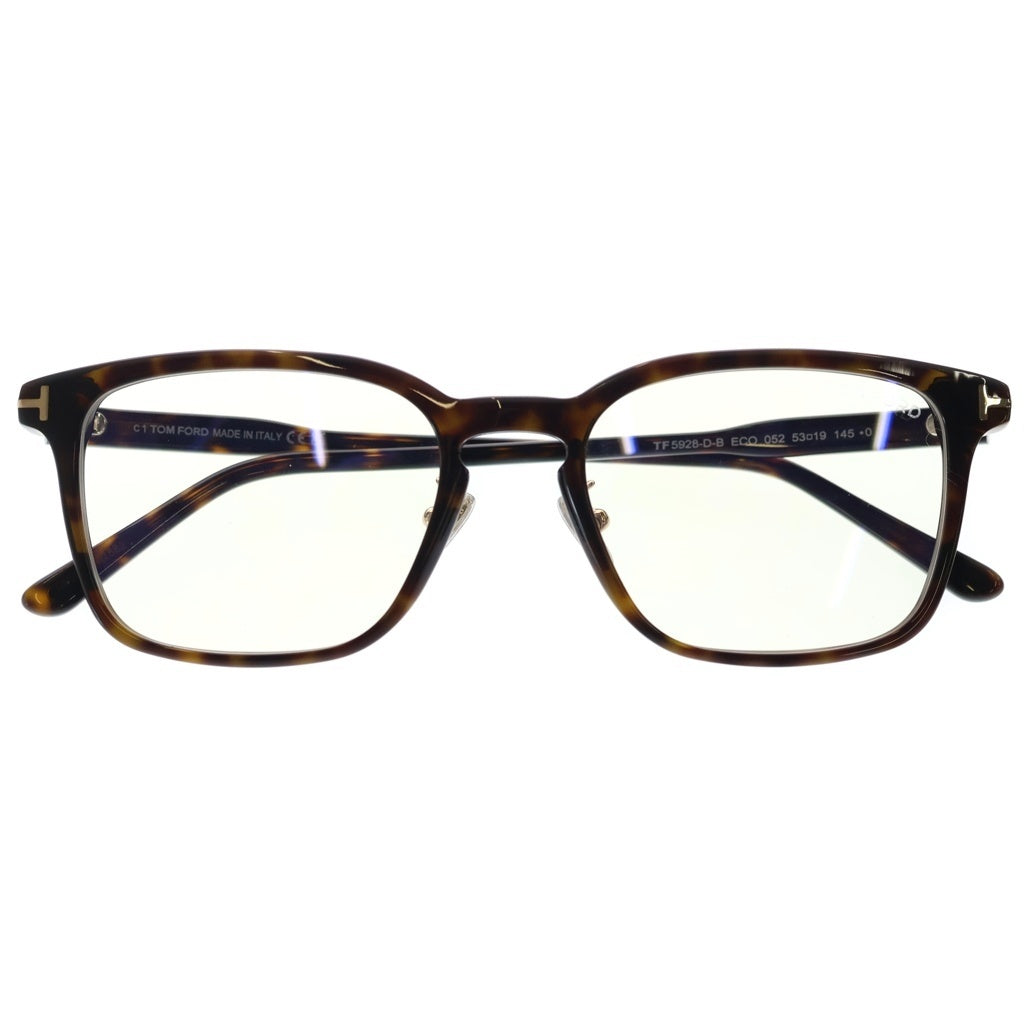 TOM FORD(トムフォード) TF5928-D-B アジアンフィット ウェリントンフレーム クリアレンズ サングラス メガネ ブラウン
