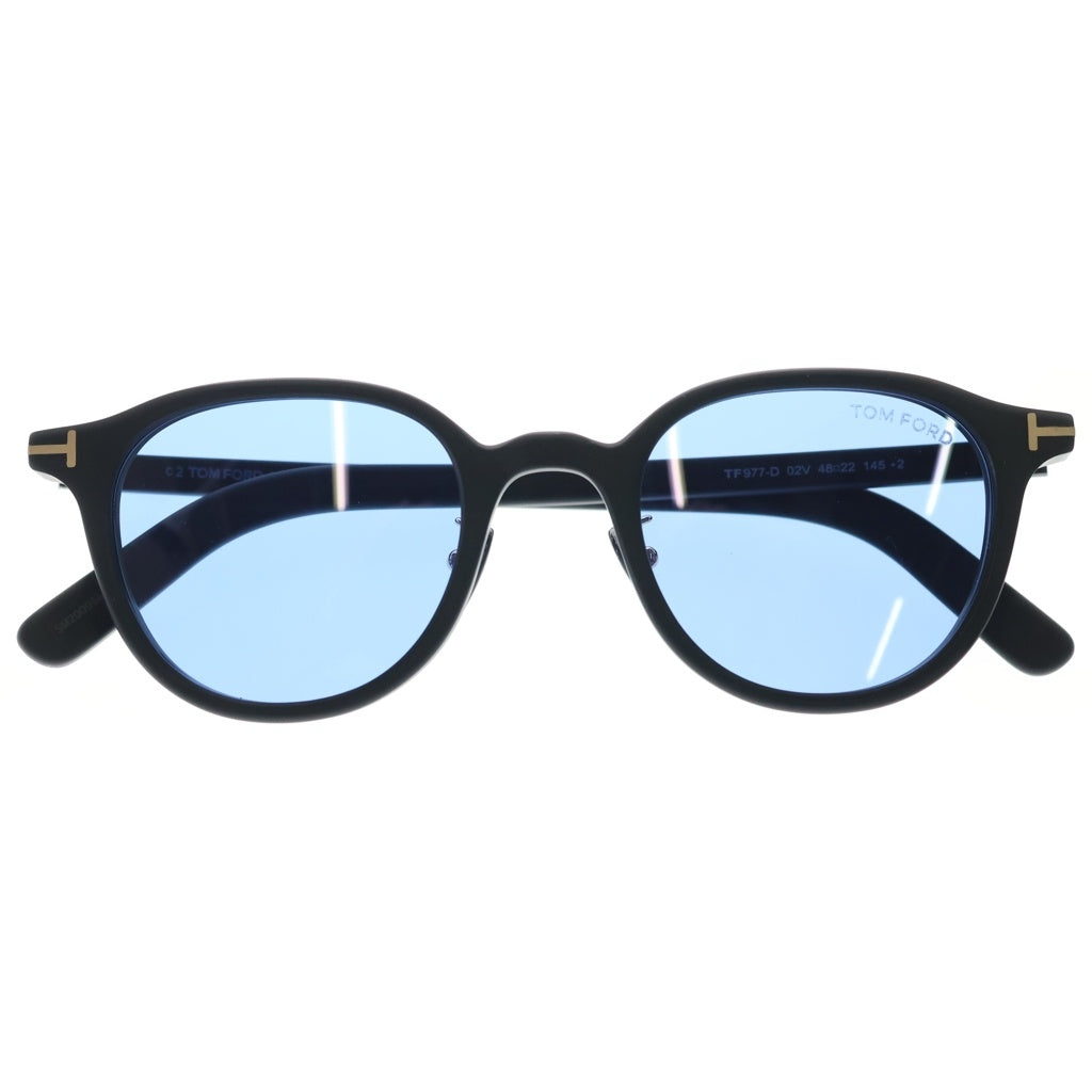 TOM FORD(トムフォード) TF977-D アジアンフィット ウェリントンフレーム カラーレンズ サングラス メガネ ブラック/ブルー