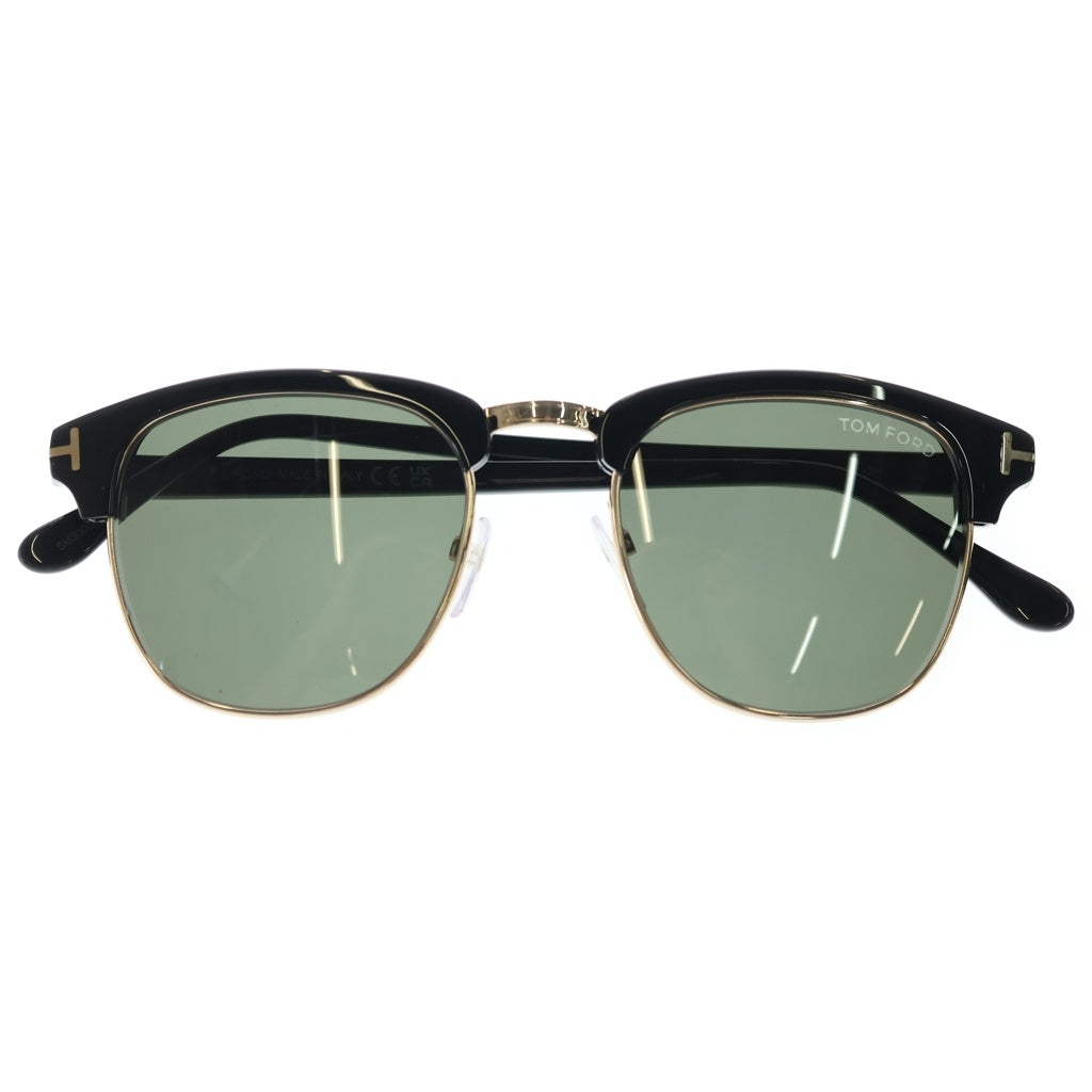 TOM FORD(トムフォード) HENRY ヘンリーサーモントフレーム カラーレンズ サングラス メガネ ブラック/ゴールド TF248