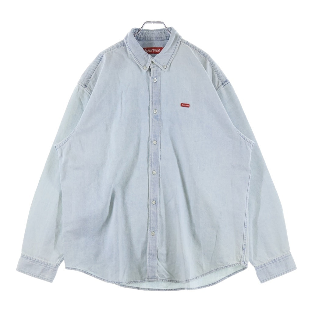 SUPREME(シュプリーム) 26SS Small Box Denim Shirt スモールボックスロゴ 長袖デニムシャツ ライトインディゴ