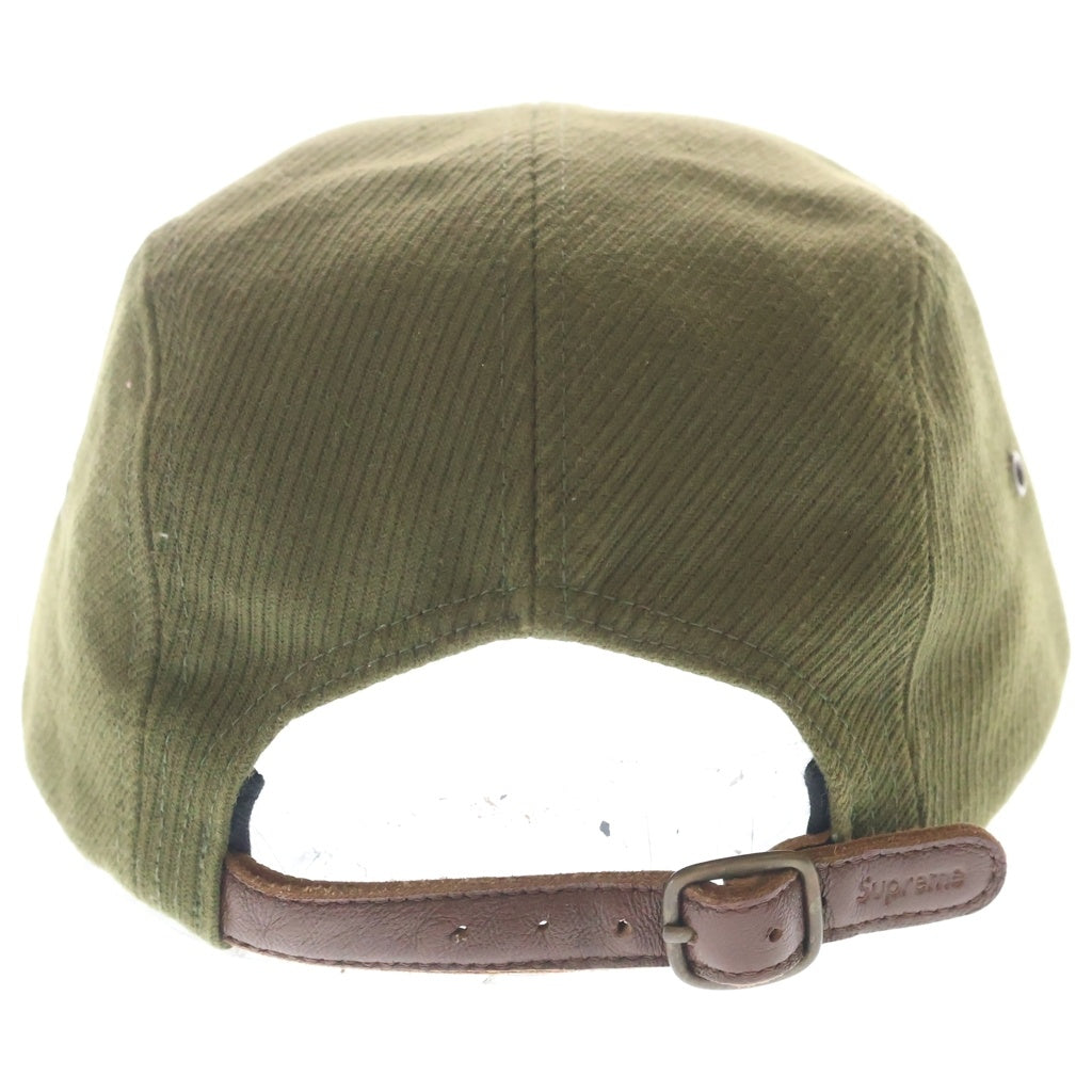 SUPREME(シュプリーム) 16AW Cavalry Twill Camp Cap キャバリーツイル ボックスロゴ キャンプキャップ 帽子 カーキ
