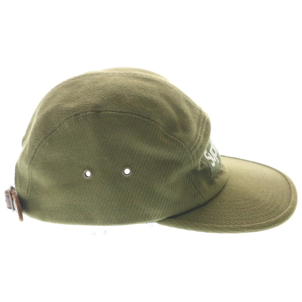 SUPREME(シュプリーム) 16AW Cavalry Twill Camp Cap キャバリーツイル ボックスロゴ キャンプキャップ 帽子 カーキ