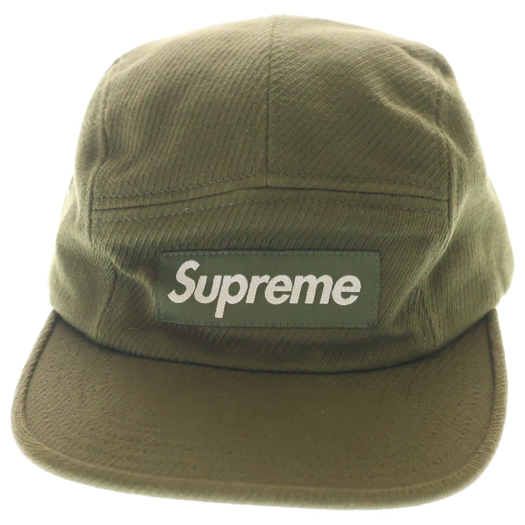 SUPREME(シュプリーム) 16AW Cavalry Twill Camp Cap キャバリーツイル ボックスロゴ キャンプキャップ 帽子 カーキ