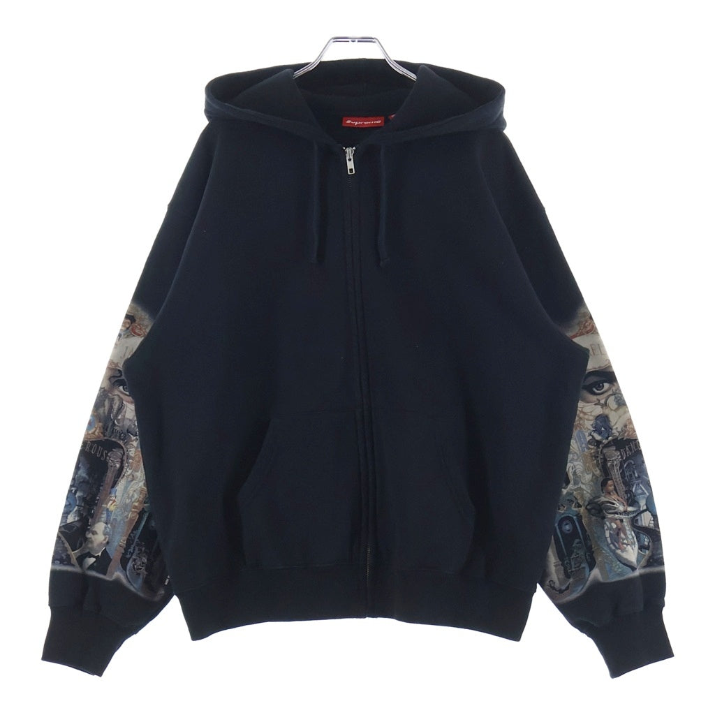 SUPREME(シュプリーム) 25AW Michael Jackson Dangerous Zip Up Hooded Sweatshirt Black マイケルジャクソン デンジャラス アームプリント ジップアップスウェットパーカー フーディー