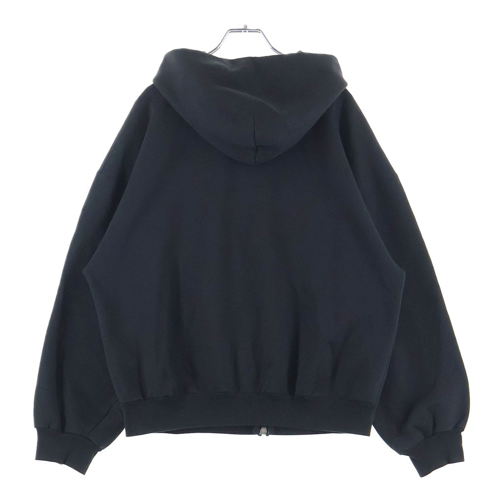 BALENCIAGA(バレンシアガ) 24AW eBay ZIP-UP HOODIE イーベイロゴ刺繍 ジップアップスウェットパーカー フーディー ブラック 803264 TRVD2