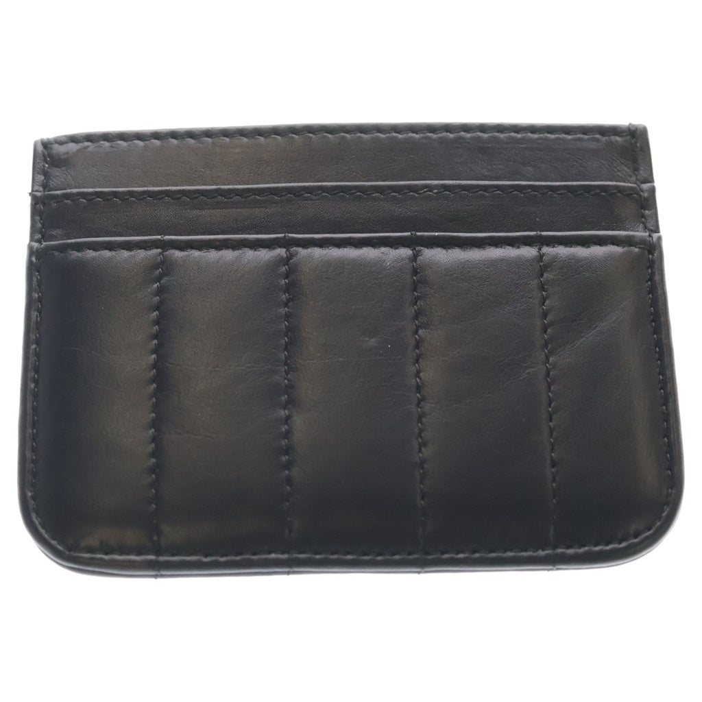 BALENCIAGA(バレンシアガ) BB MONACO CARD WALET BBロゴ モナコ レザーカードケース 名刺入れ ブラック 765463 レディース