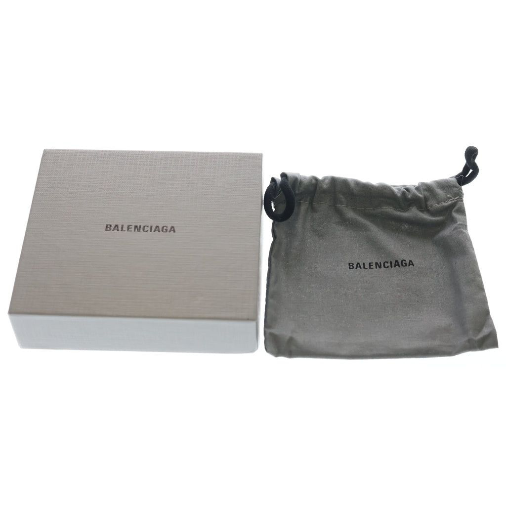 BALENCIAGA(バレンシアガ) BB MONACO CARD WALET BBロゴ モナコ レザーカードケース 名刺入れ ブラック 765463 レディース