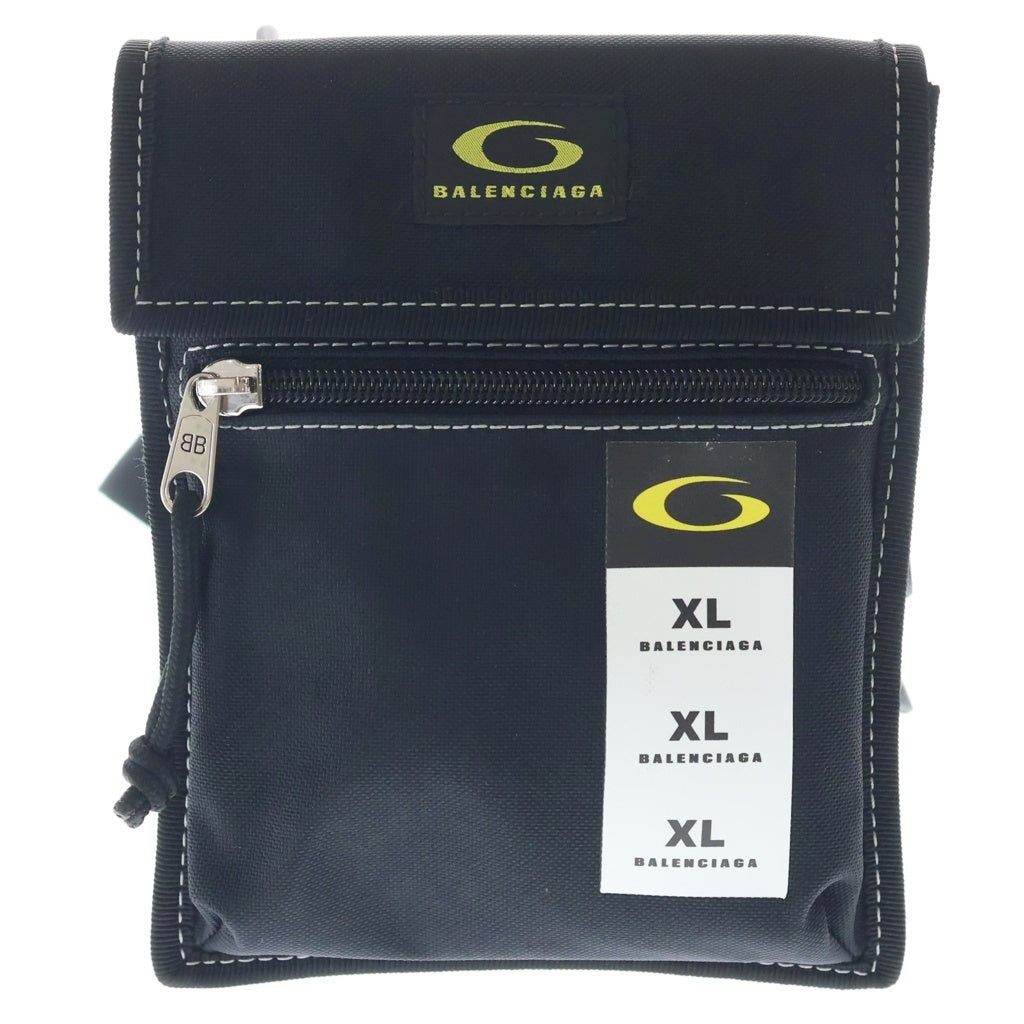 BALENCIAGA(バレンシアガ) EXPLORER エクスプローラー スモールポーチ リサイクルナイロン ショルダーバッグ ブラック 655982