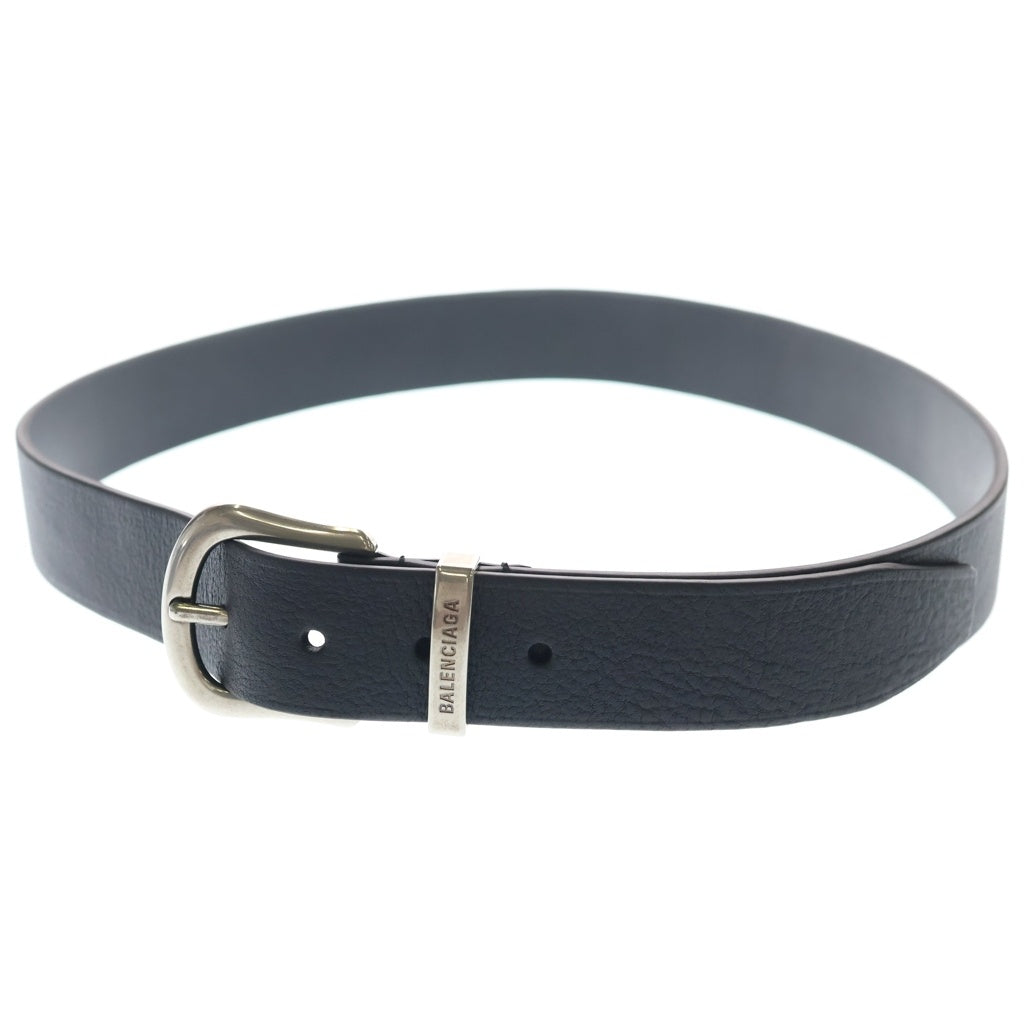 BALENCIAGA(バレンシアガ) MODERN WESTERN BELT ウェスタン カーフレザー バックルベルト ブラック 852172 2AB91 1000