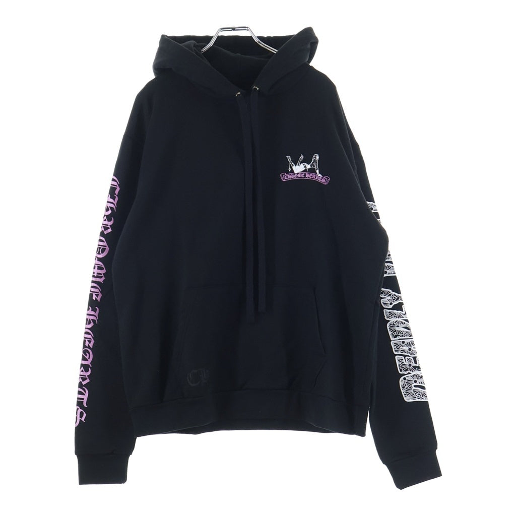 CHROME HEARTS(クロムハーツ) 26SS DEADLY DOLL SWTSHRT PLVR LTD ONLINE オンライン限定 デッドリードール プルオーバースウェットパーカー フーディー ブラック