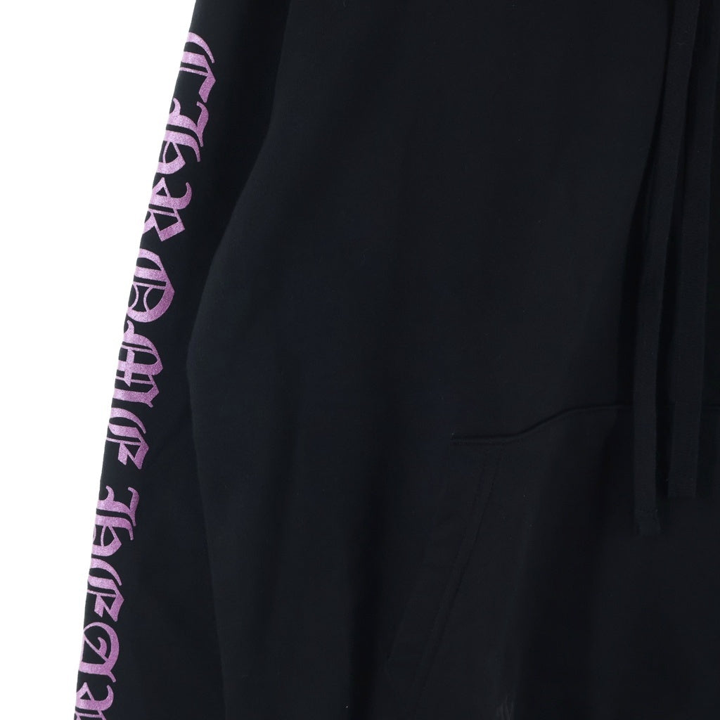 CHROME HEARTS(クロムハーツ) 26SS DEADLY DOLL SWTSHRT PLVR LTD ONLINE オンライン限定 デッドリードール プルオーバースウェットパーカー フーディー ブラック
