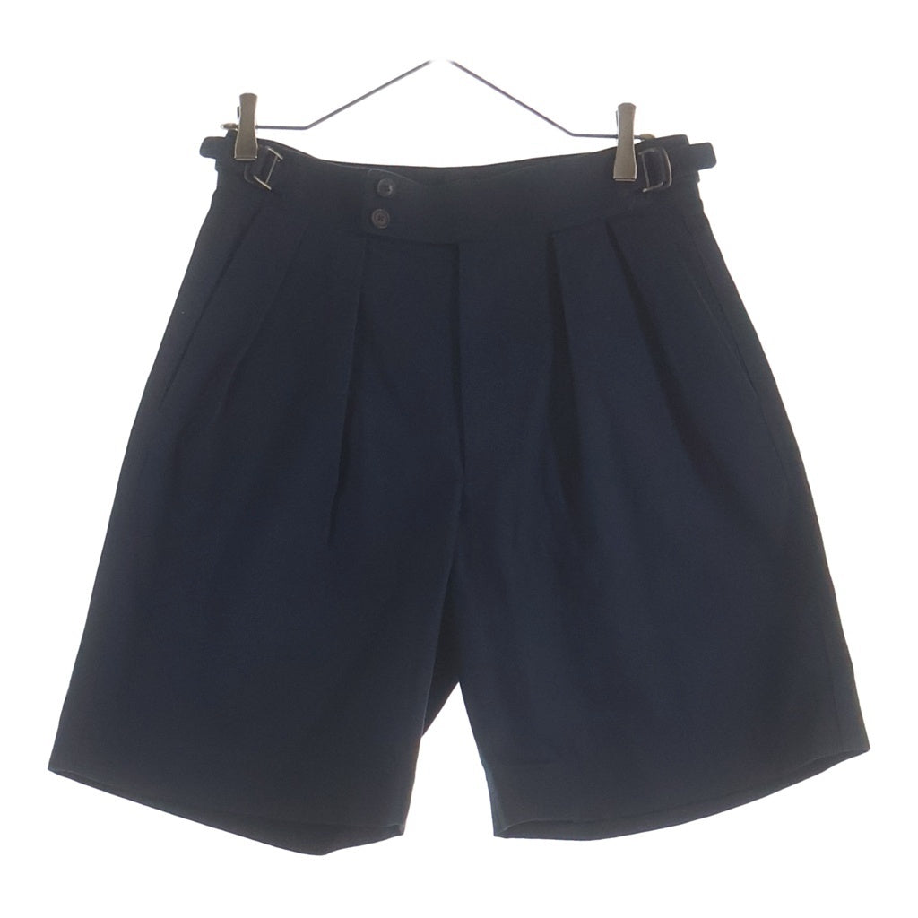 BRITISH MADE(ブリティッシュメイド) 25SS ホワイトホール グルカショーツ ツータックハーフパンツ ネイビー