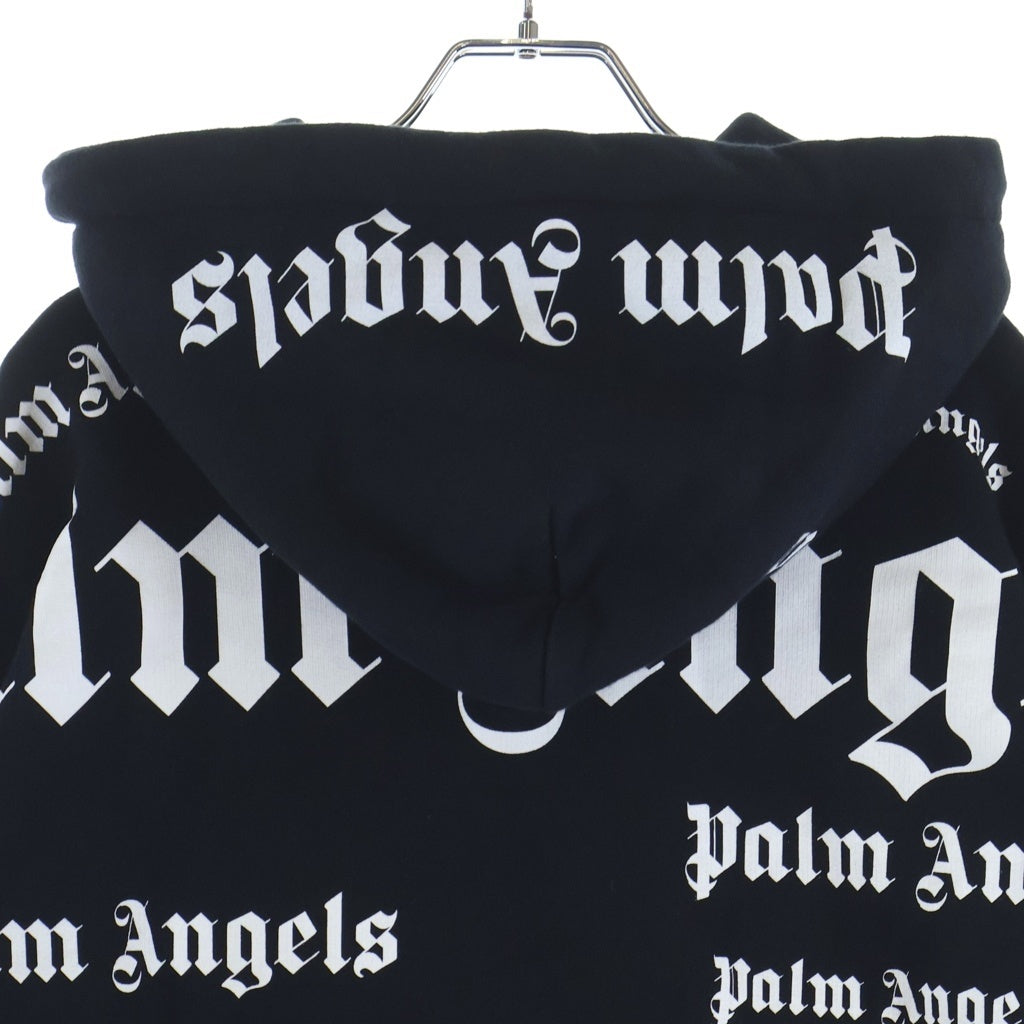 Palm Angels(パームエンジェルス) ULTRA LOGO HOODIE ウルトラ フロントポケット ロゴプリント フーディー パーカー ブラック PMBB036C99FLE002